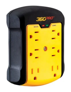 360 Electrical 540 J 6 outlets Surge Tap