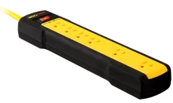 360 Electrical 8 ft. L 6 outlets Surge Protector Black 1080 J
