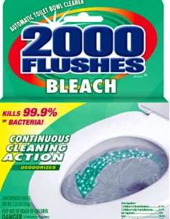 2000 Flushes Clean Scent Automatic Toilet Bowl Cleaner 1.25 oz. Tablet (Pack of 12)