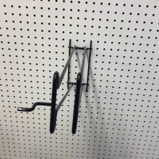16 in. 250 Black Metal Broom Hook Display Peg Hook 1 pk