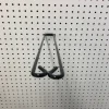 18 in. 187 Black Metal Display Brooms Peg Hook 1 pk
