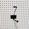 15 in. 375 Black Metal Utility Scan Peg Hooks Peg Hook 1 pk