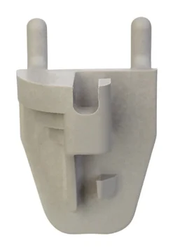 1 in. Beige Plastic Peg Hook Back 100 pk