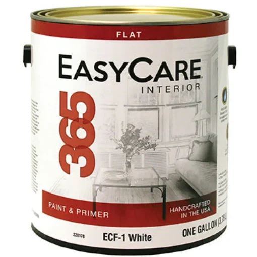365 Interior Latex Wall Paint & Primer In One, Flat, Tintable White, Gallon (Pack of 4)