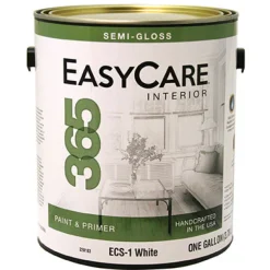 365 Interior Latex Wall Paint & Primer In One, Semi Gloss, Tintable White, Gallon (Pack of 4)