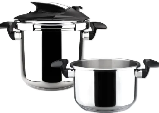 3 Piece Pressure Cooker Nova 4+6 Qt. Stainless Steel