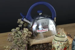 Acacia Blue Stainless Steel 2.1Qts. Tea Kettle