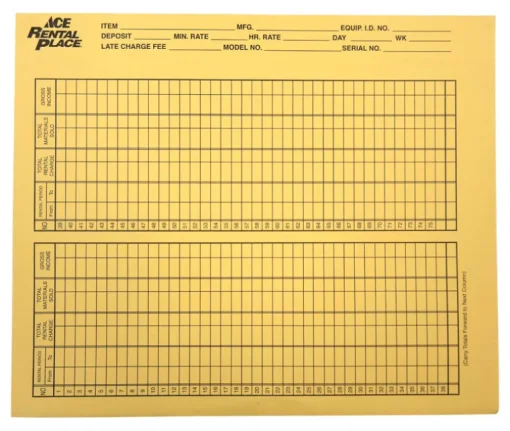 Ace Item Rent Folder25pk