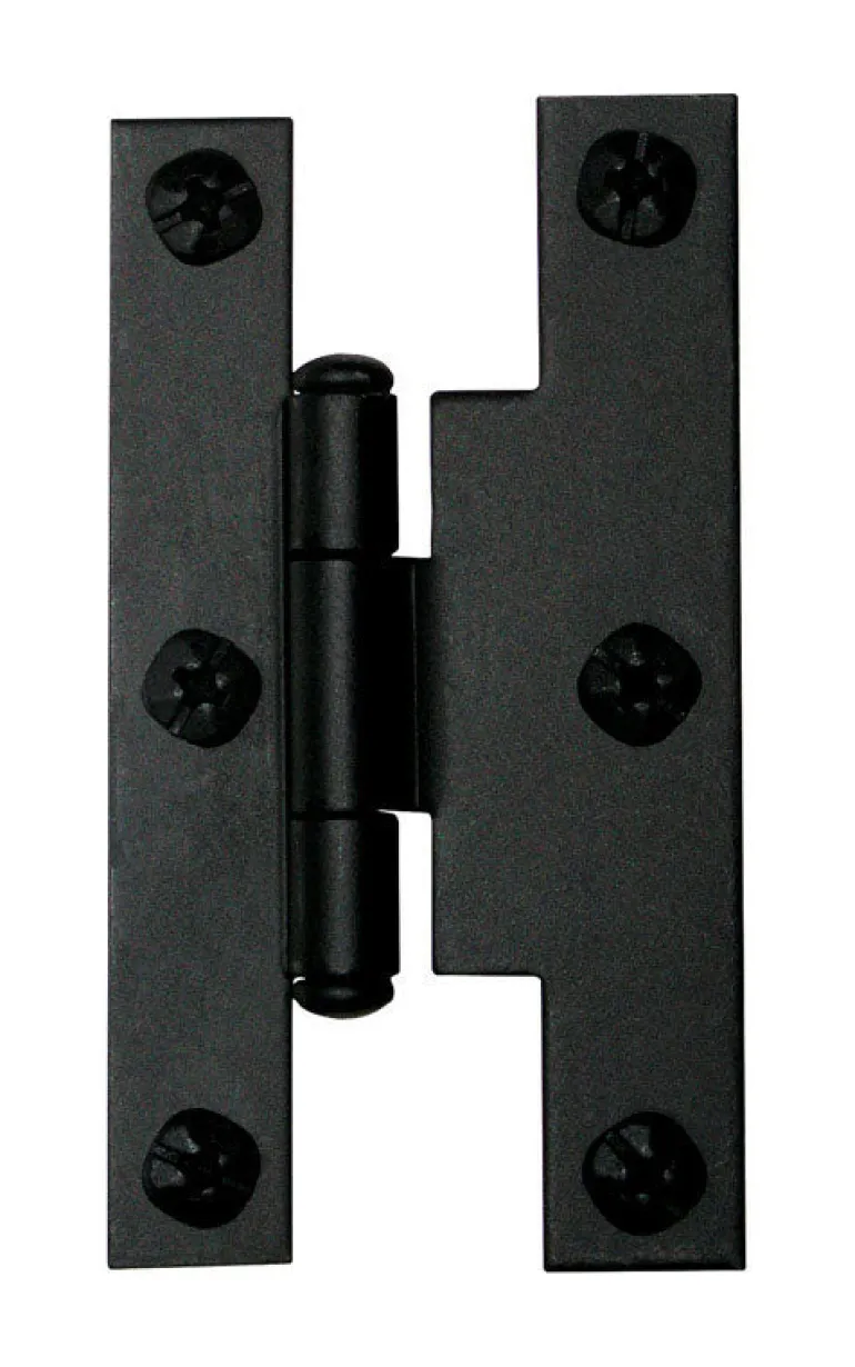 Acorn 1-11/16 in. W Iron Black Iron H-L Hinge 1 pk