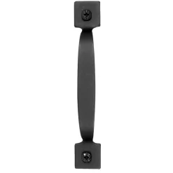 Acorn Rustic Traditional Square Pull Square Cabinet Pull 4 in. Iron Black Black 1 pk