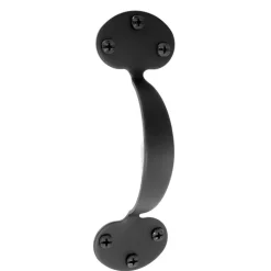 Acorn Rustic Traditional Door Pull Black 1 pk