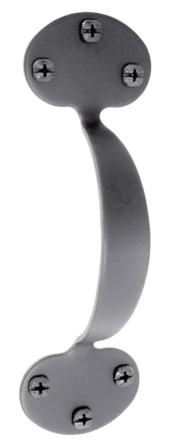 Acorn Rustic Traditional Door Pull Black 1 pk