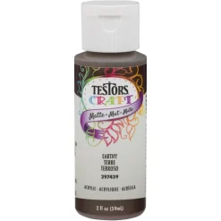 Acrylic Craft Paint, Matte Earthy, 2-oz.