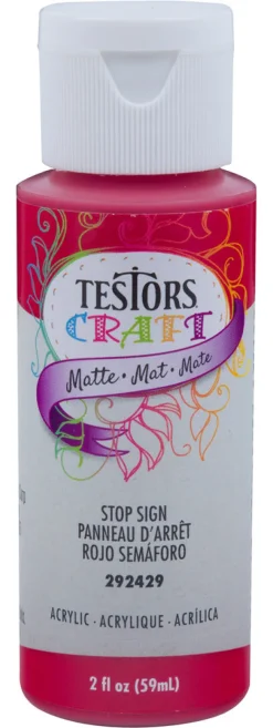 Acrylic Craft Paint, Matte Green, 2-oz.