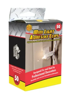 Adams .75 in. Mini Adhesive Light Clips 50 pk
