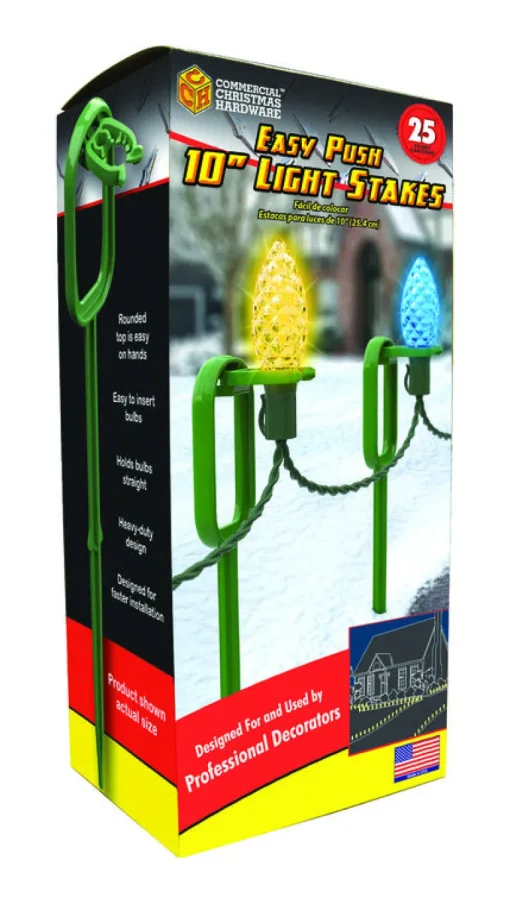 Adams Easy Push Light Stakes Light Stakes 25 pc