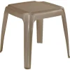 Adams Square Portobello Polypropylene Stackable Side Table