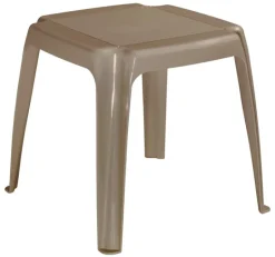 Adams Square Portobello Polypropylene Stackable Side Table