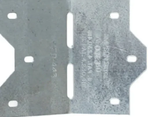 Adjustable L-Angle, 18 Gauge, Galvanzied Steel, 135-Degree To 0-Degree, 3-3/8-In. L