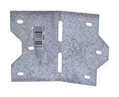 Adjustable L-Angle, 18 Gauge, Galvanzied Steel, 135-Degree To 0-Degree, 3-3/8-In. L
