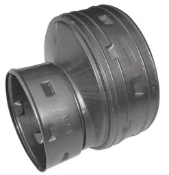Advance Drainage Systems 6 in. Snap X 4 in. D Snap Polyethylene 5-1/2 in. Reducing Coupler 9 pk (Pack of 9)