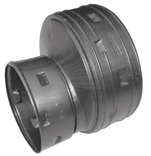 Advance Drainage Systems 6 in. Snap X 4 in. D Snap Polyethylene 5-1/2 in. Reducing Coupler 9 pk (Pack of 9)