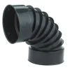 Advanced Drainage Systems 4 in. Snap X 4 in. D Snap Polyethylene 8 in. 90 Degree Elbow 1 pk