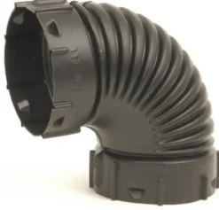Advanced Drainage Systems 4 in. Snap X 4 in. D Snap Polyethylene 8 in. 90 Degree Elbow 1 pk