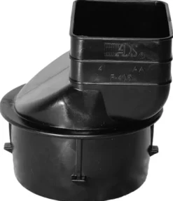Advanced Drainage Systems 4-1/4 in. Barb X 3 in. D Barb Polyethylene Downspout Adapter 1 pk