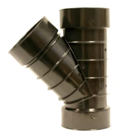 Advanced Drainage Systems Schedule 40 4 in. Snap X 4 in. D Snap Polyethylene 12 in. Wye 1 pk