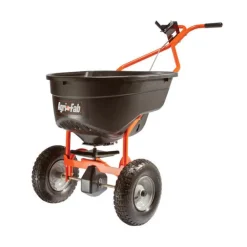 Agri-Fab 12 ft. W Push High-Output Spreader For Fertilizer/Ice Melt/Seed 130 lb. cap.