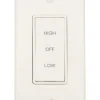 Air Vent White Plastic Wall Switch