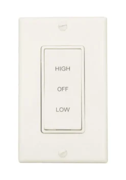 Air Vent White Plastic Wall Switch
