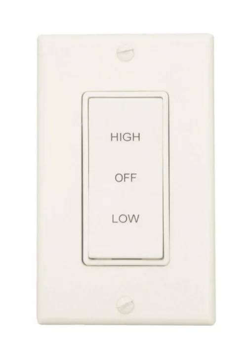 Air Vent White Plastic Wall Switch