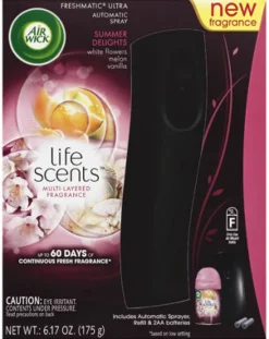 Air Wick Life Scents Summer Delights Scent Air Freshener Starter Kit 6.17 oz Liquid