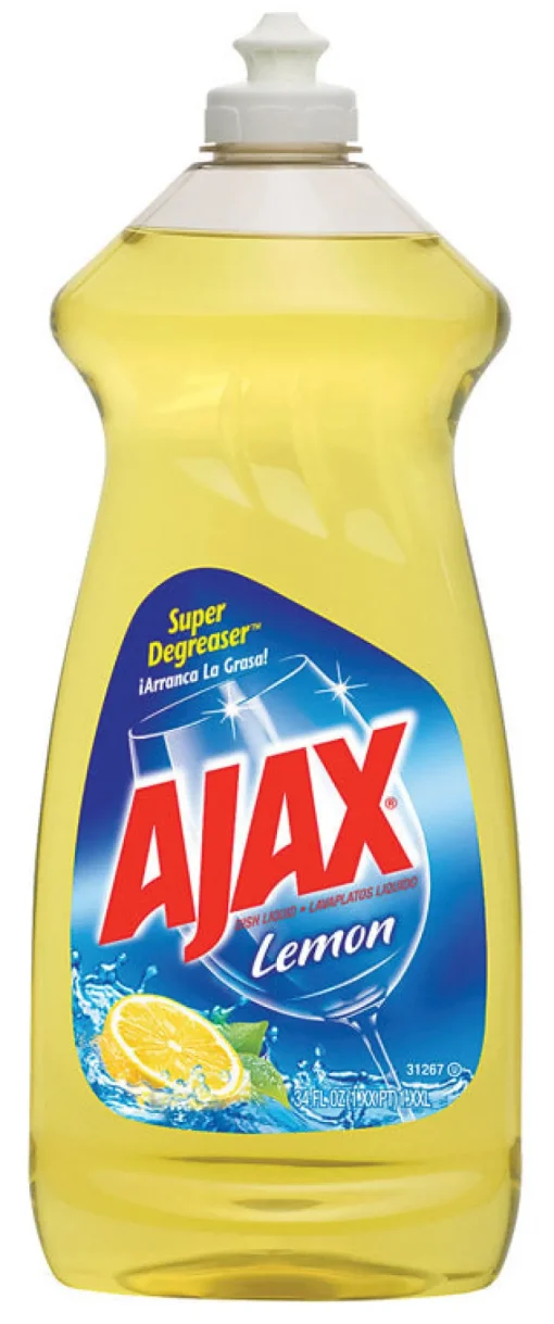 Ajax Lemon Scent Liquid Dish Soap 28 oz. (Pack of 9)