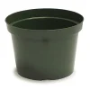 Akro Mils AZE8000B71 8" Green Round Grower Pot (Pack of 18)