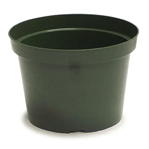 Akro Mils AZE8000B71 8" Green Round Grower Pot (Pack of 18)
