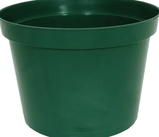 Akro Mils AZE8000B71 8" Green Round Grower Pot (Pack of 18)