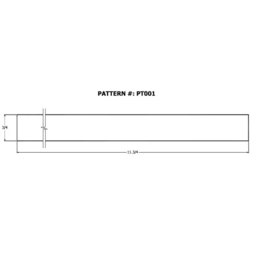 Alexandria Moulding 1 in. W x 6 in. L x 3/4 in. Particle Board