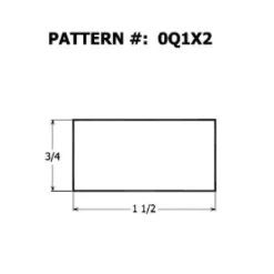 Alexandria Moulding 2 in. W x 4 ft. L x 1 in. Oak Board