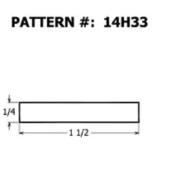 Alexandria Moulding 2 in. W x 3 ft. L x 1/4 in. Oak Board