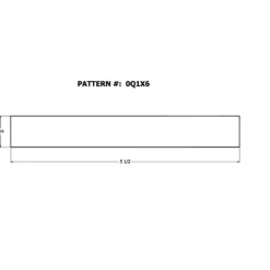 Alexandria Moulding 6 in. W x 5 ft. L x 1 in. Poplar Board