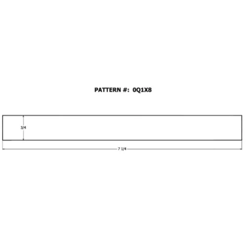Alexandria Moulding 8 in. W x 6 ft. L x 1 in. Pine Board