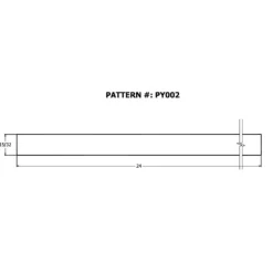 Alexandria Moulding 2 ft. W X 4 ft. L X 1/2 in. Plywood