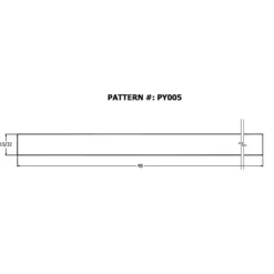 Alexandria Moulding 4 ft. W X 4 ft. L X 1/2 in. Plywood