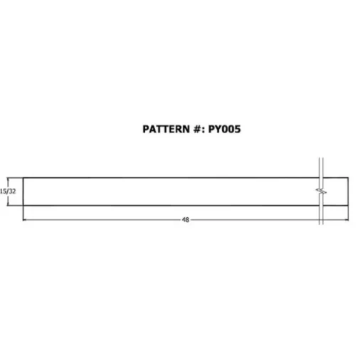 Alexandria Moulding 4 ft. W X 4 ft. L X 1/2 in. Plywood