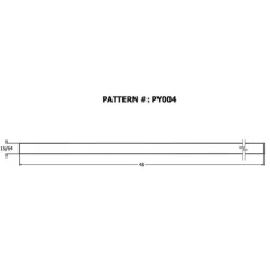Alexandria Moulding 4 ft. W X 4 ft. L X 1/4 in. Plywood
