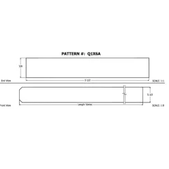 Alexandria Moulding 1 in. X 6 in. W X 6 ft. L Cedar Dog Eared Fence Board #2/BTR Premium Grade