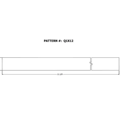 Alexandria Moulding 1 in. X 12 in. W X 4 ft. L Poplar Lumber Clear Grade